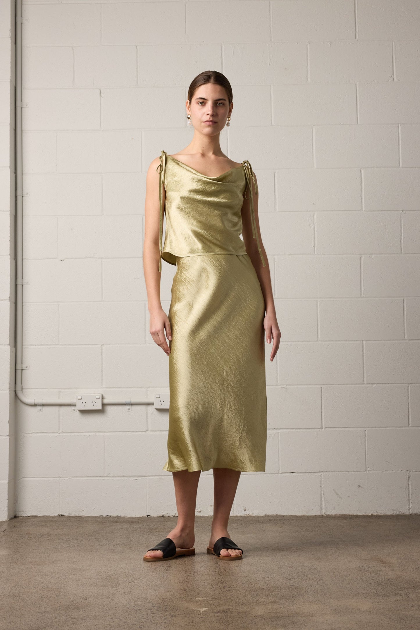 Leonie Top Pistachio