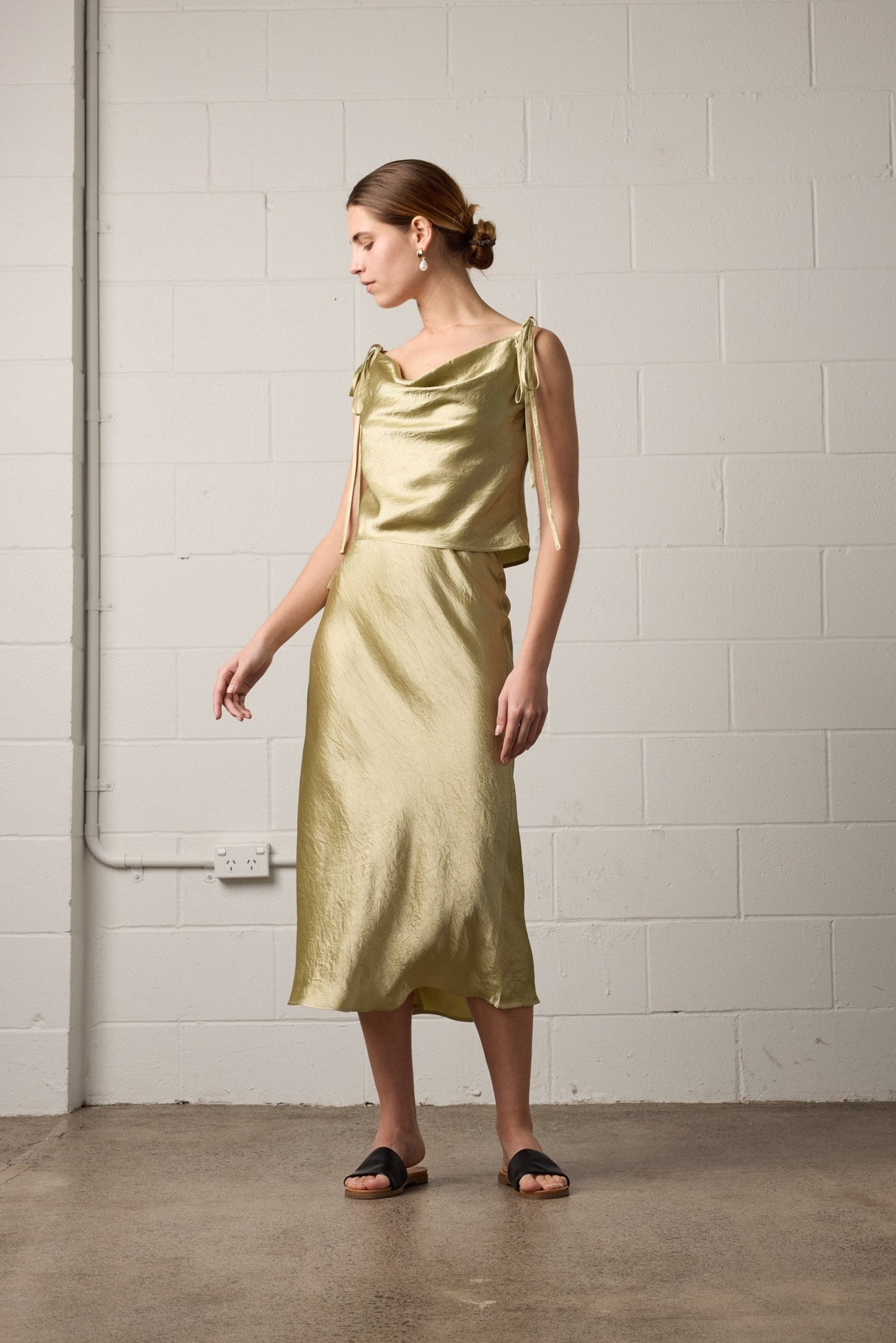 Leonie Top Pistachio