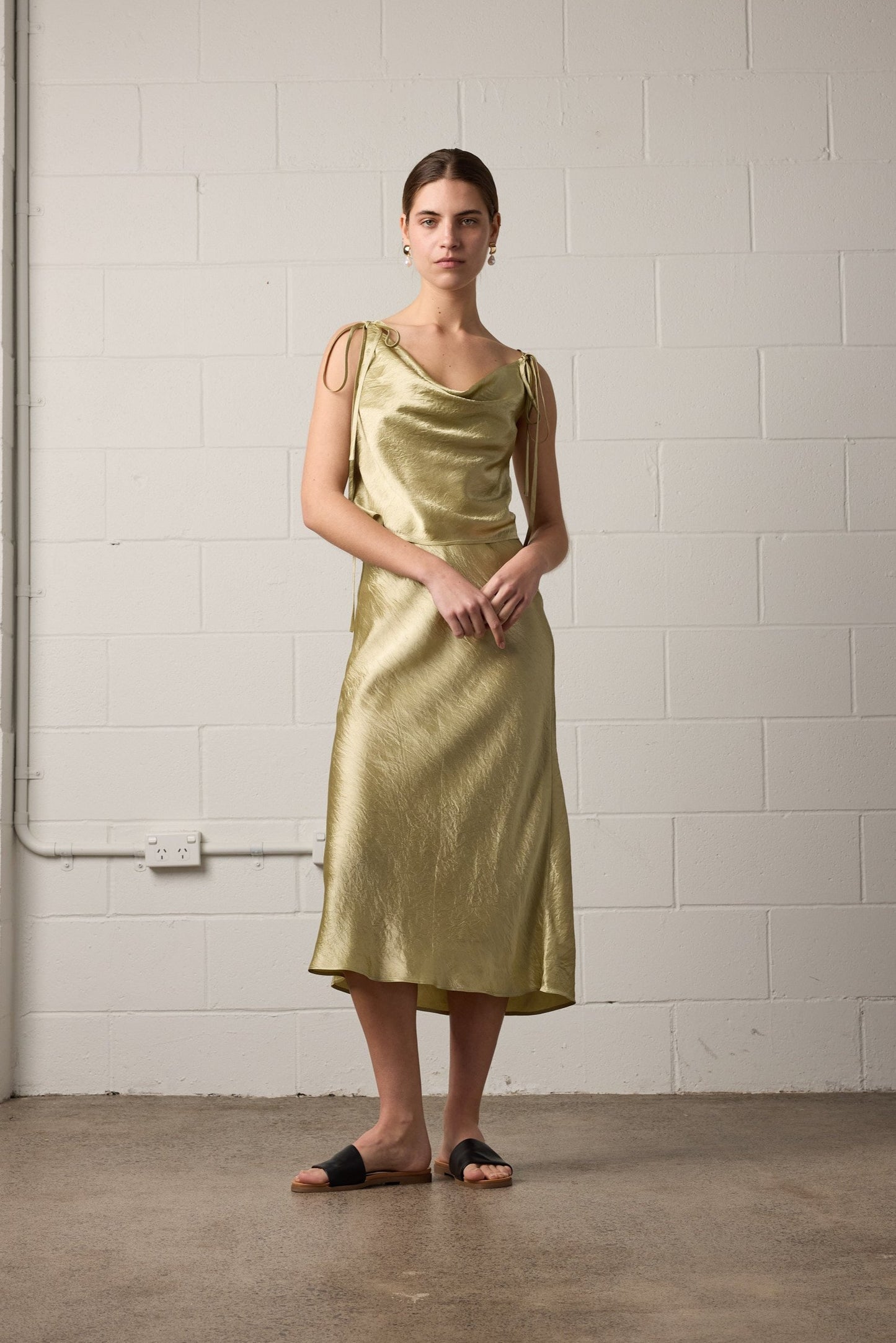 Leonie Top Pistachio