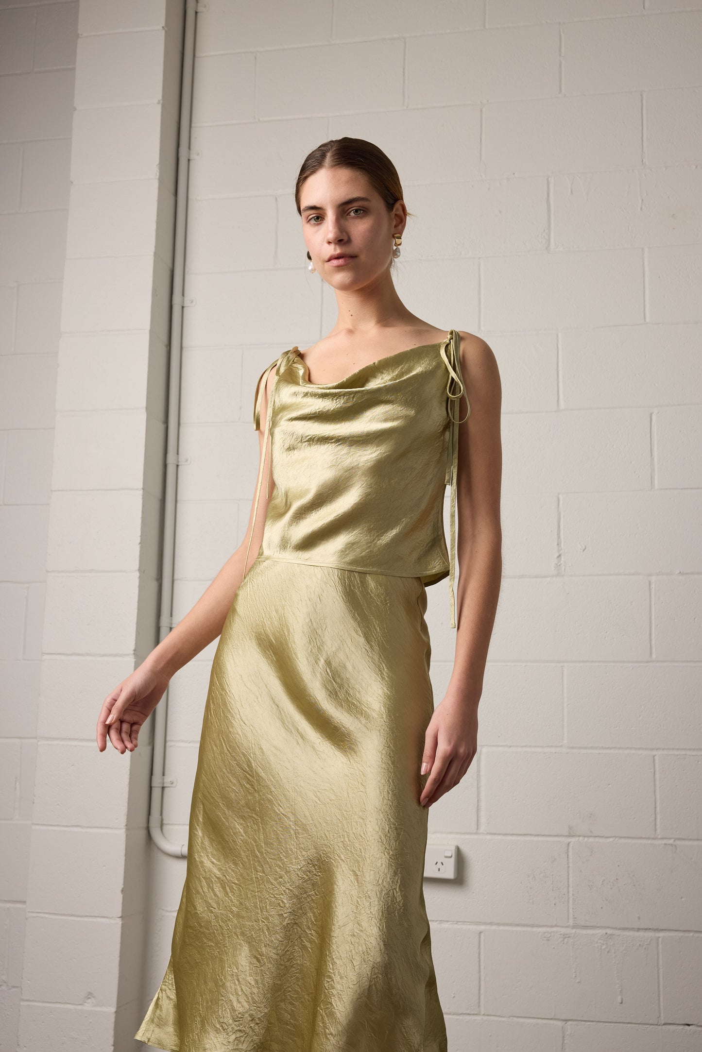 Leonie Top Pistachio