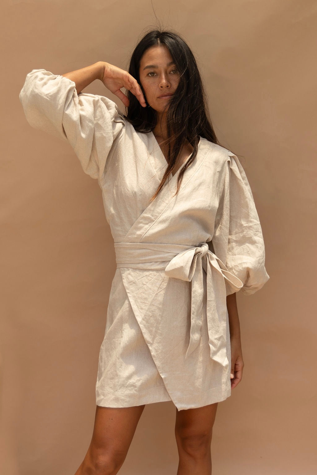 Ruby Linen Dress Natural