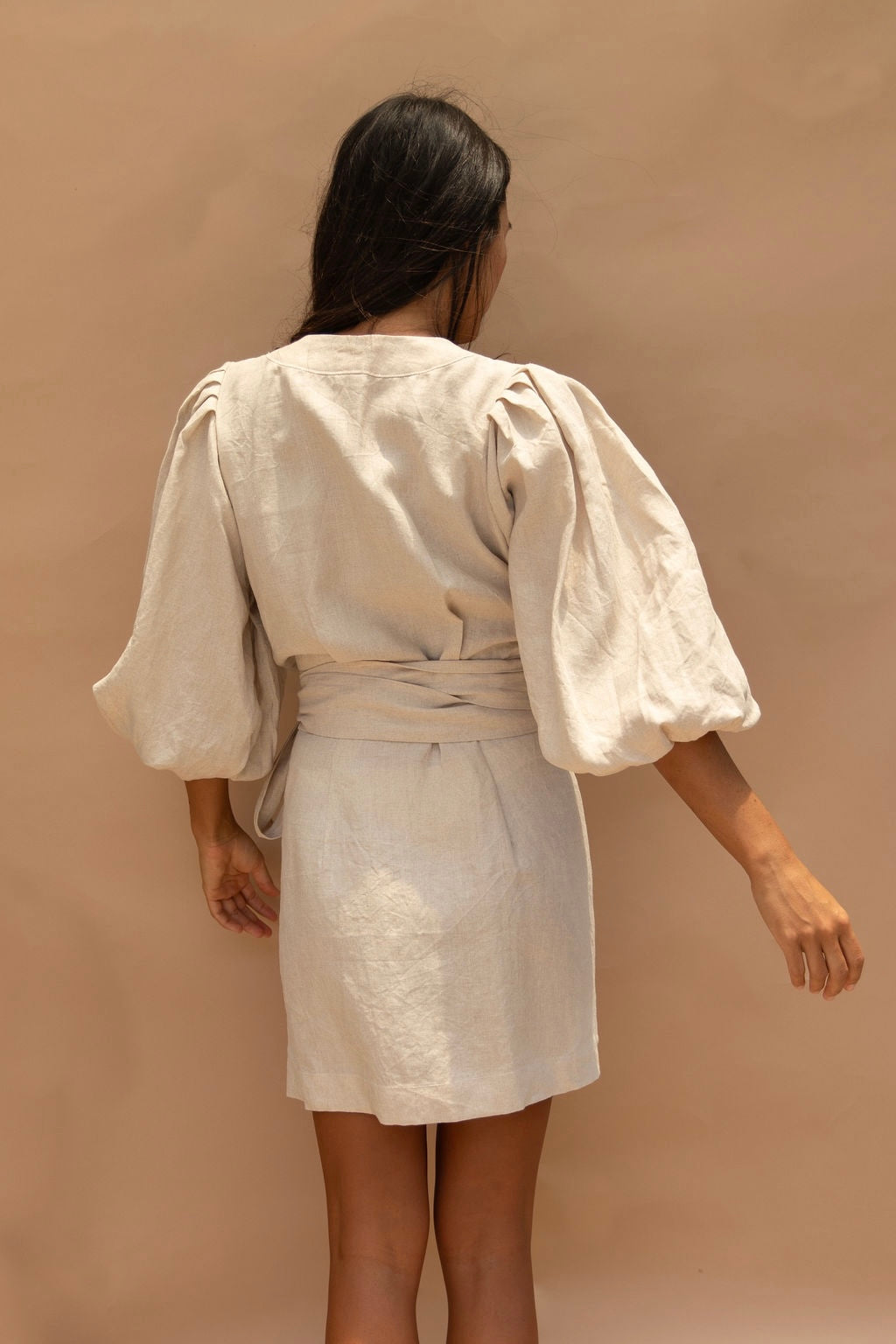 Ruby Linen Dress Natural