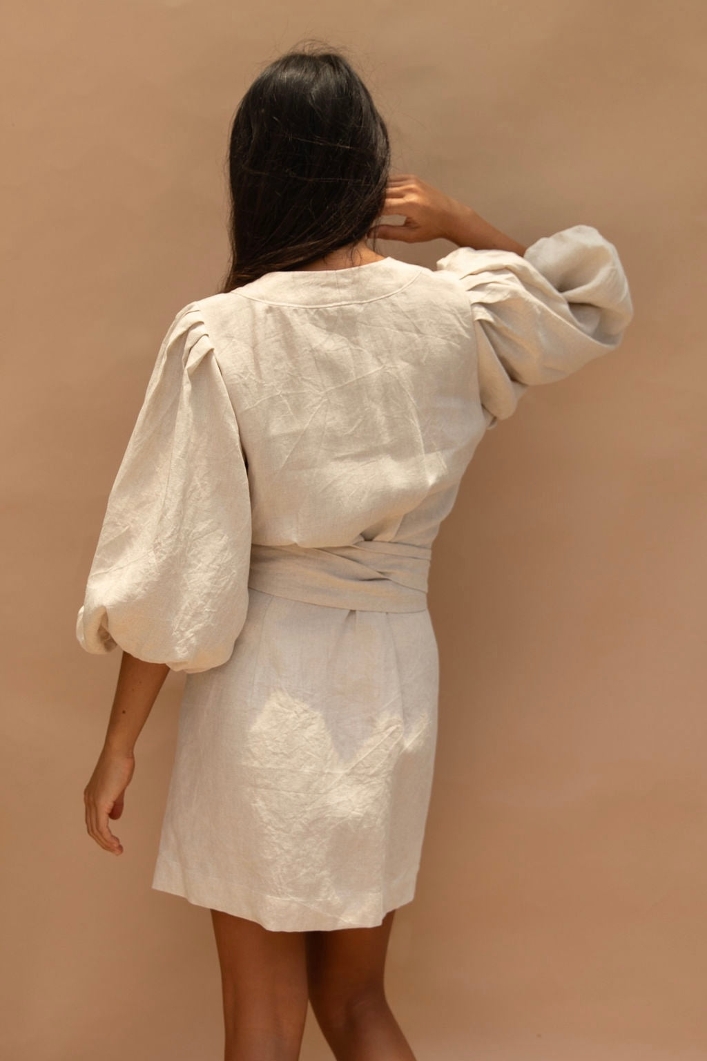 Ruby Linen Dress Natural