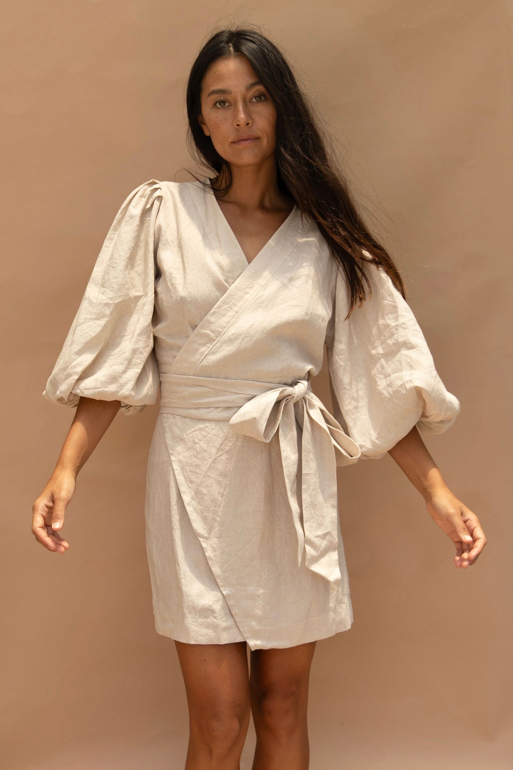 Ruby Linen Dress Natural
