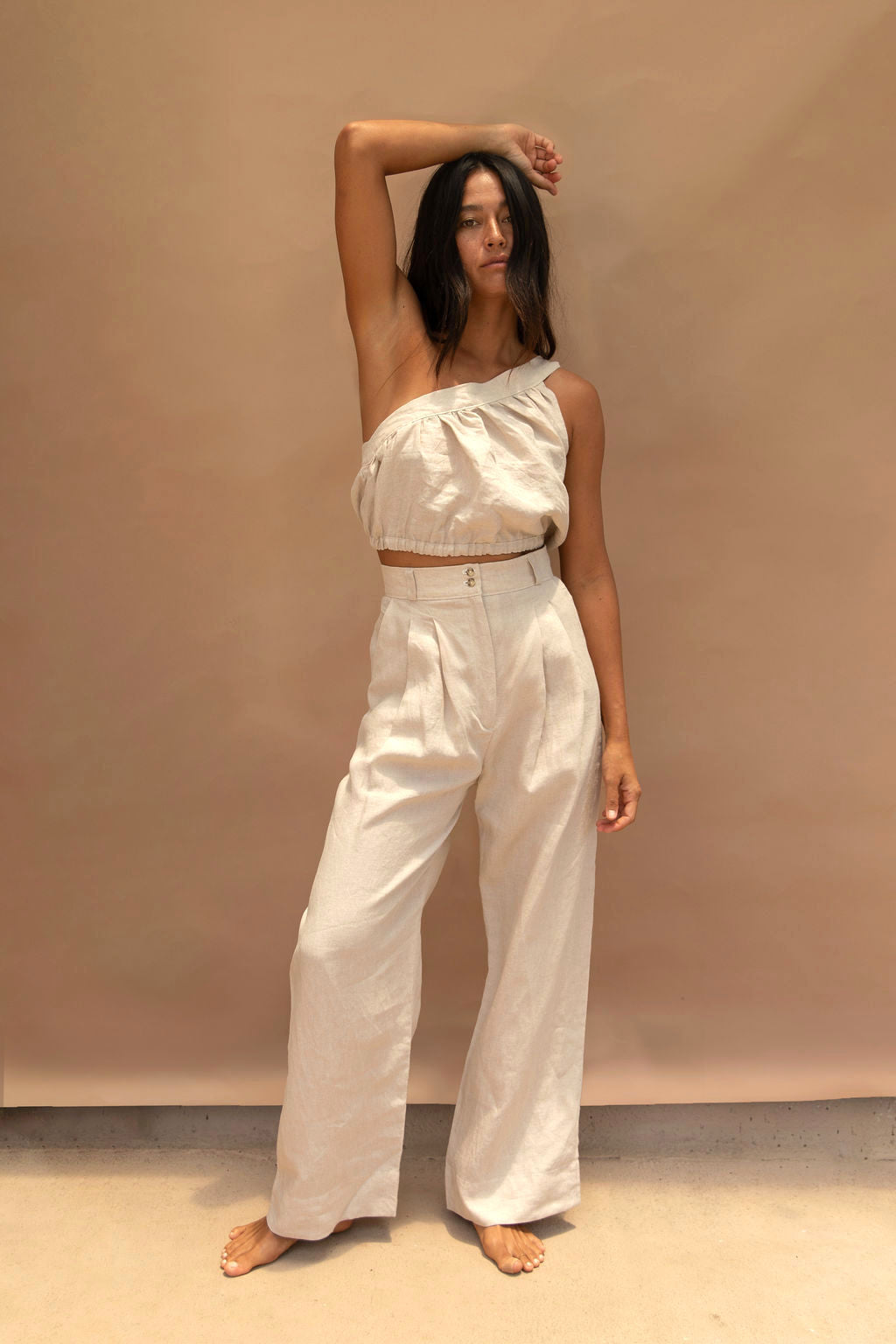 Theo Linen Pant Natural