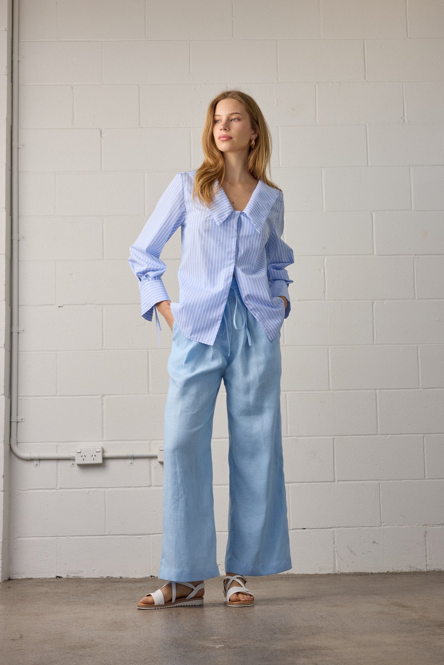 Isla Shirt Blue Stripe