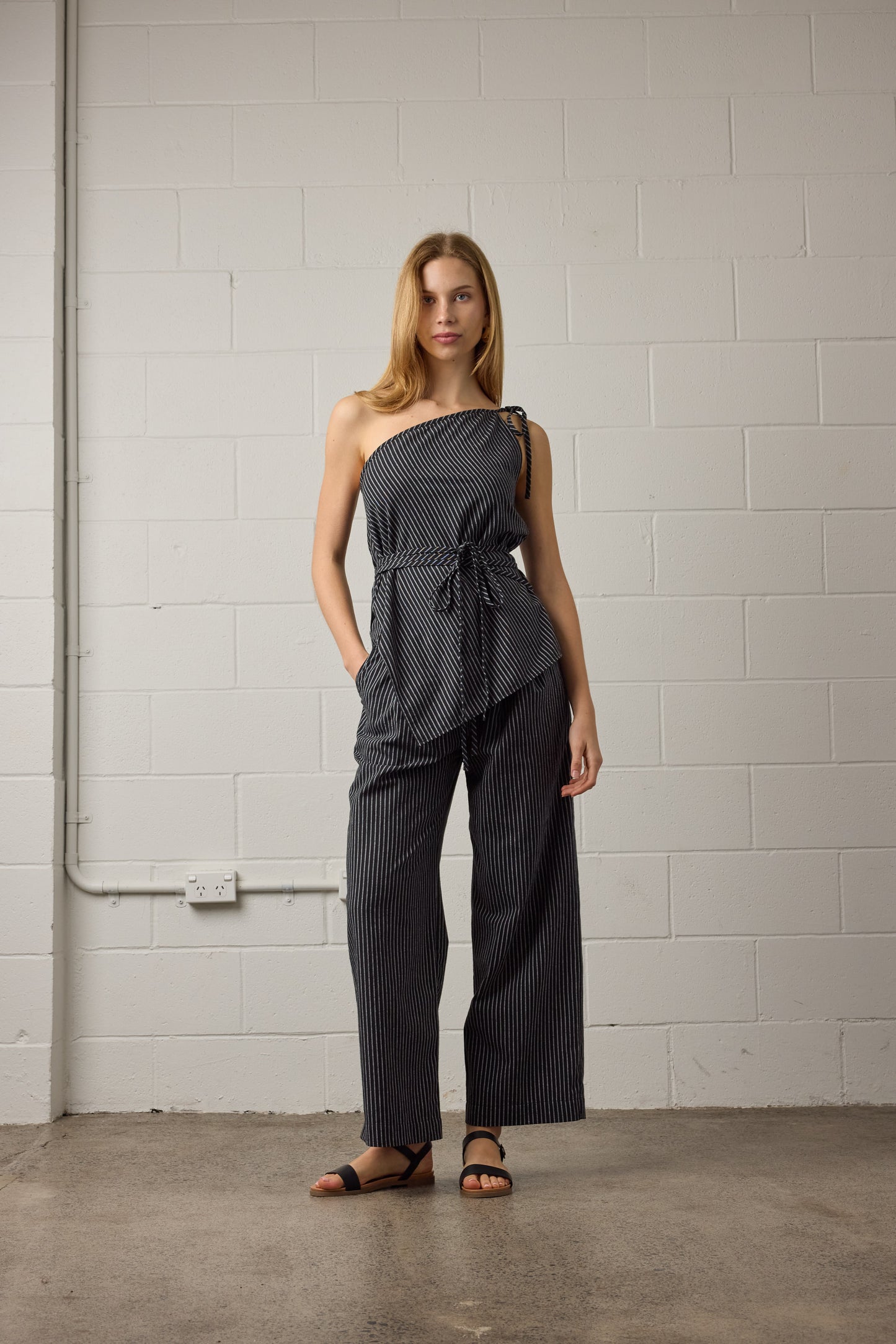 Mason Top Black Stripe