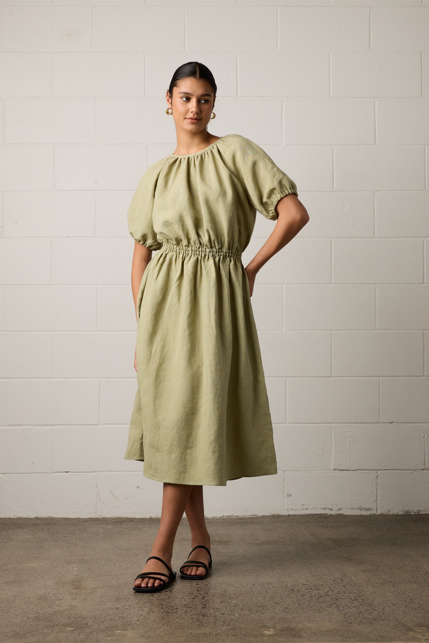 Harlow Dress Pistachio