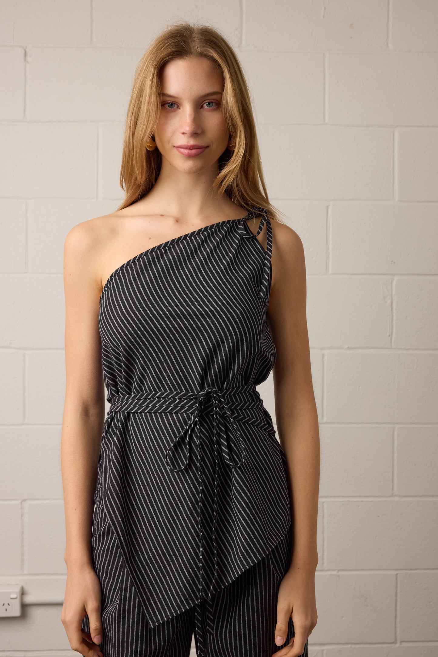 Mason Top Black Stripe