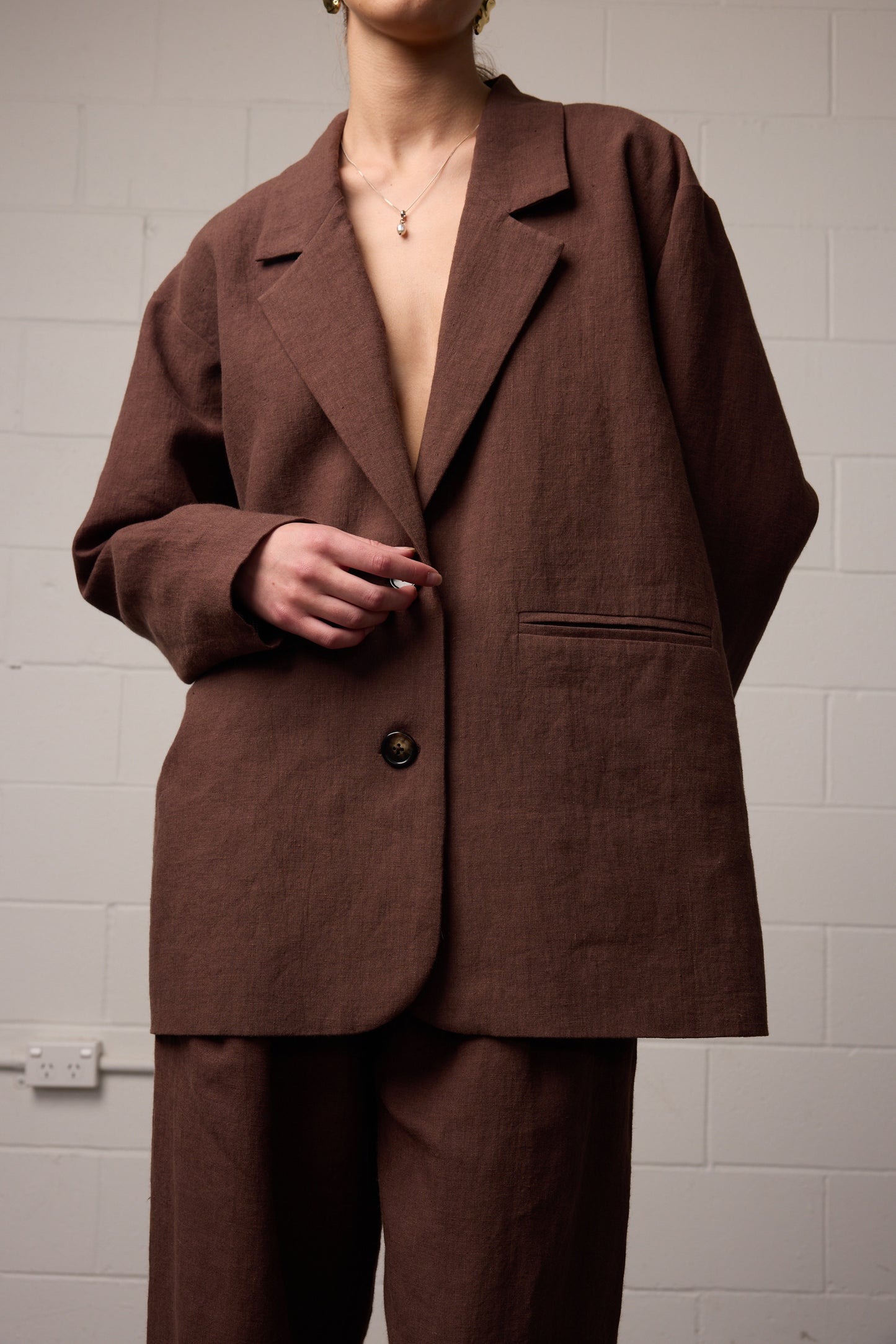 Pre-Order | Franco Blazer Mocha
