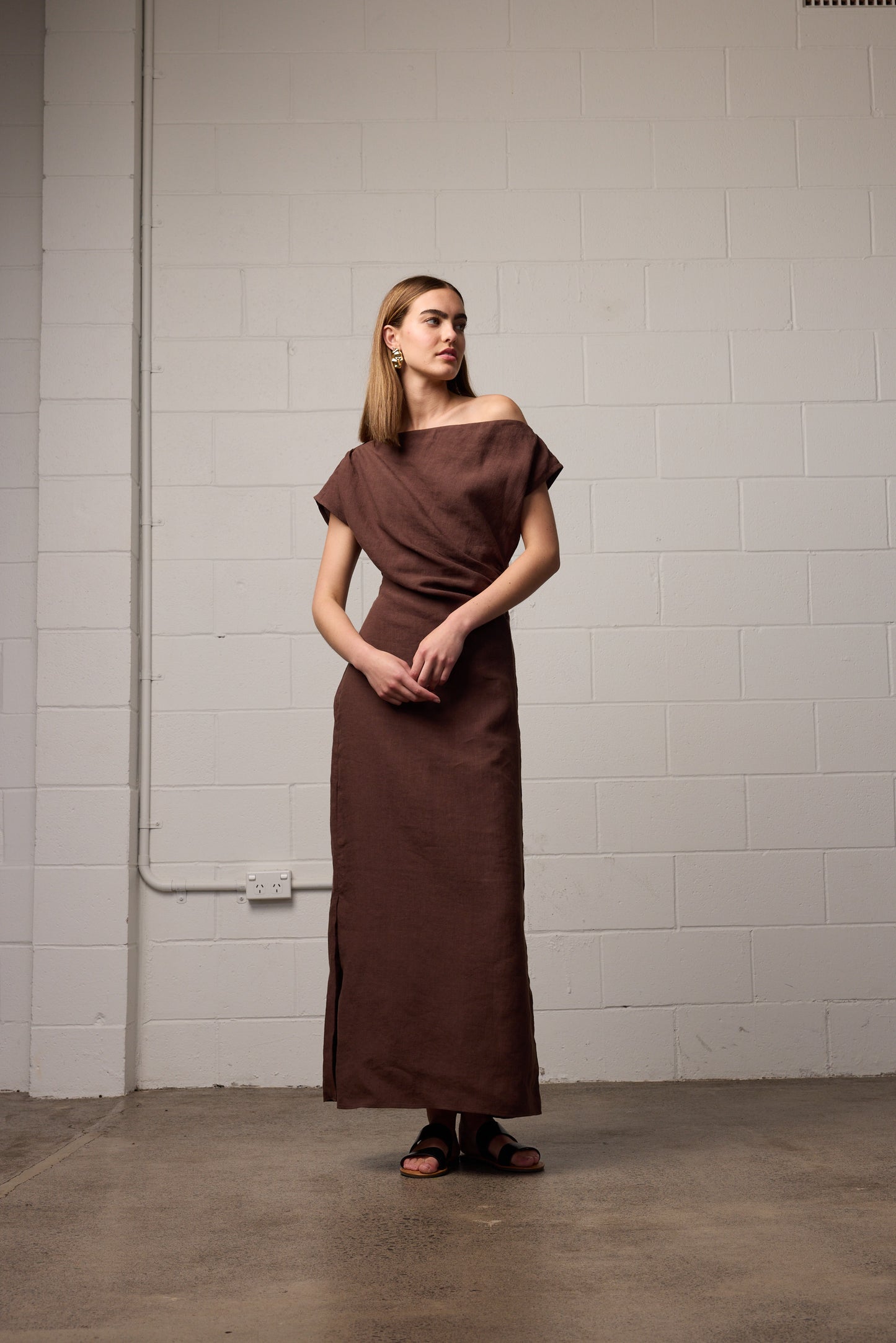 Pre-Order | Nora Dress Mocha