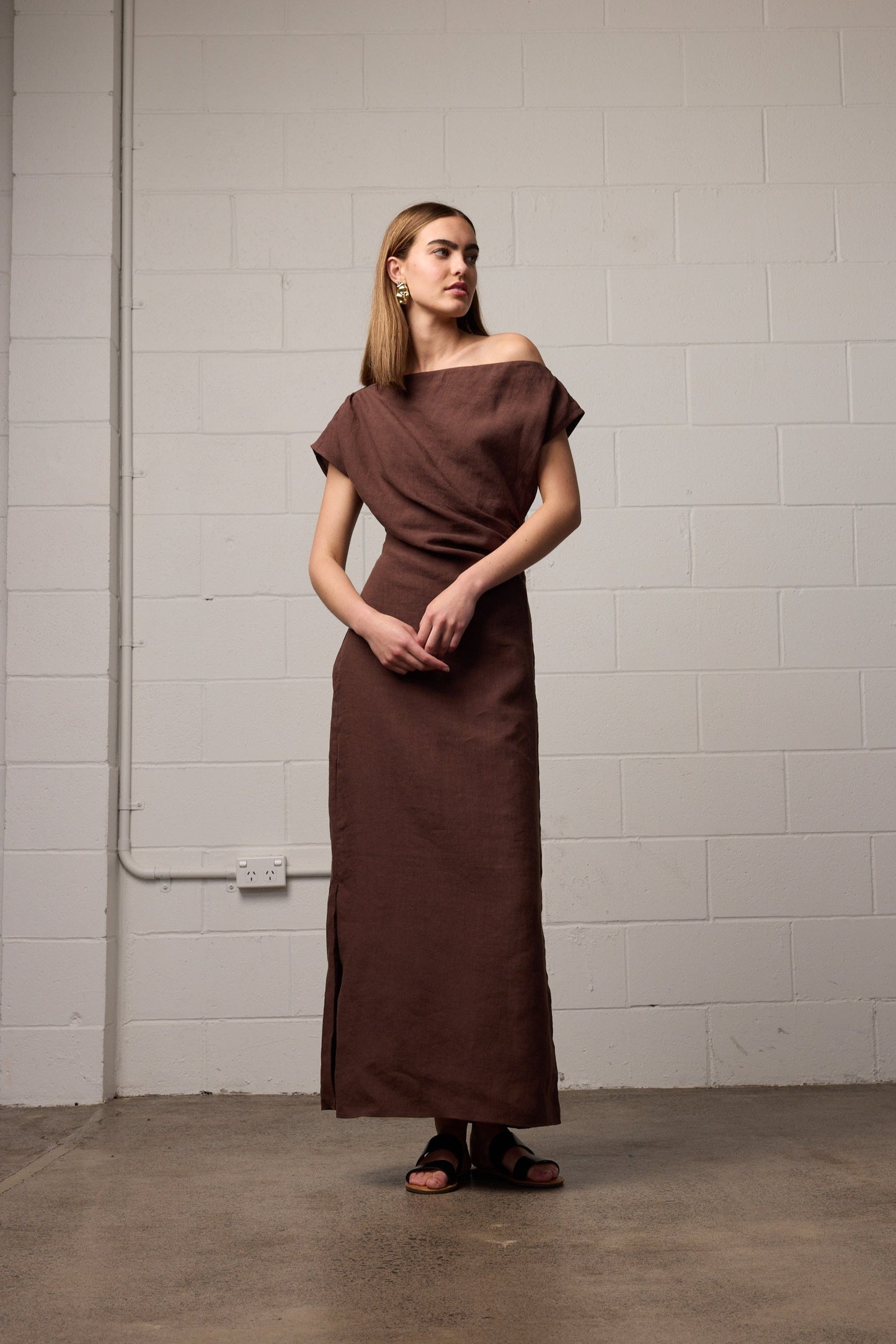Nora Dress Mocha