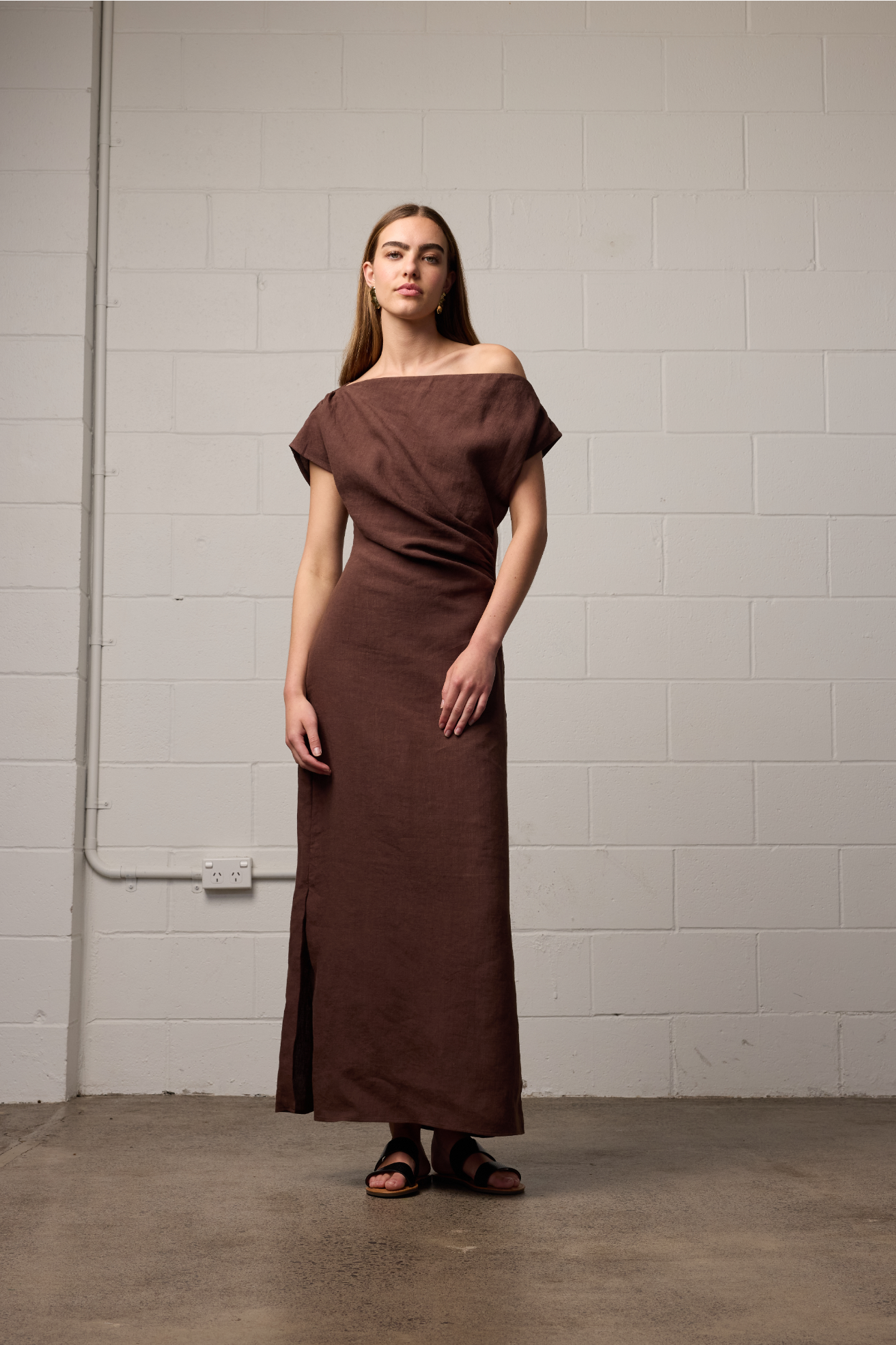 Nora Dress Mocha
