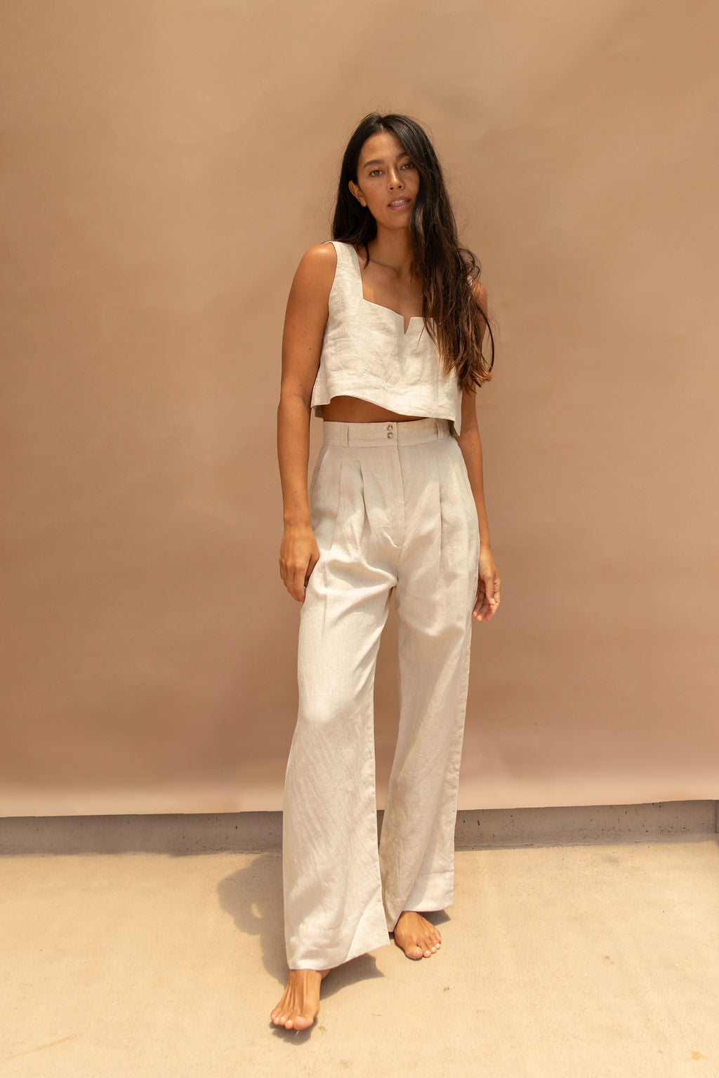 Theo Linen Pant Natural