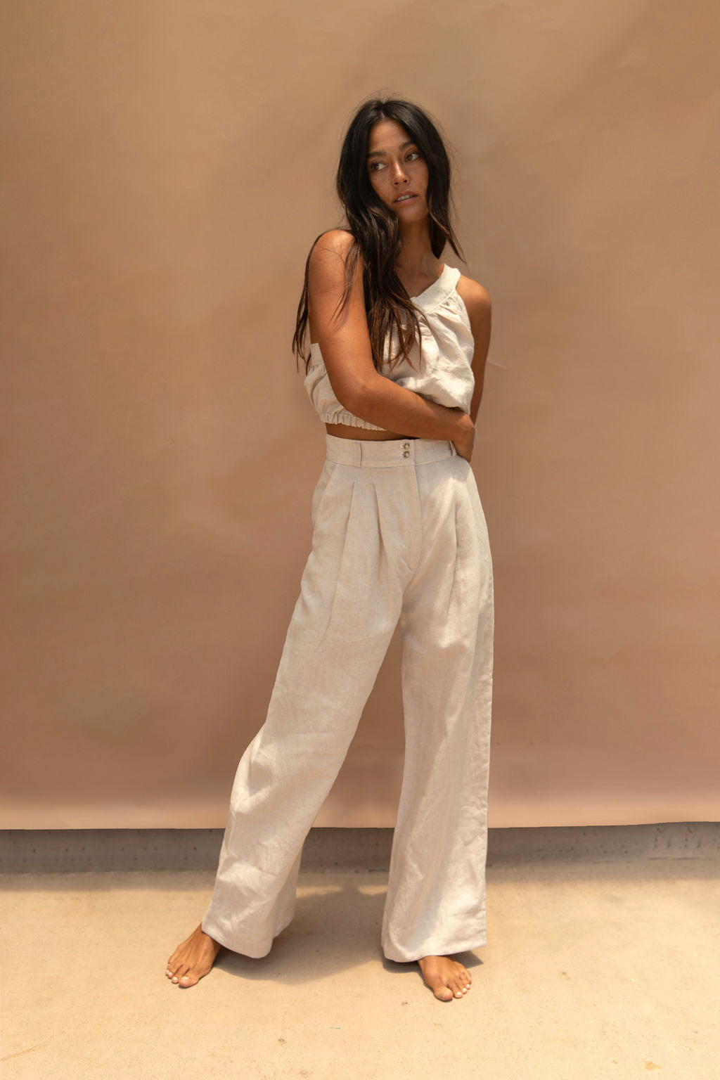Pre-Order | Theo Linen Pant Natural