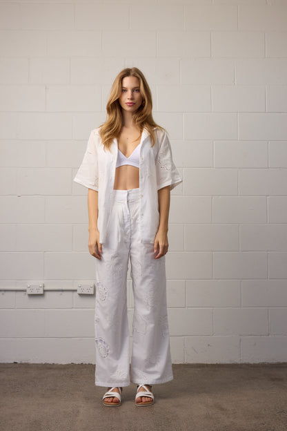 Kaia Broderie Pant