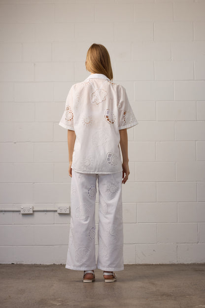 Kaia Broderie Pant