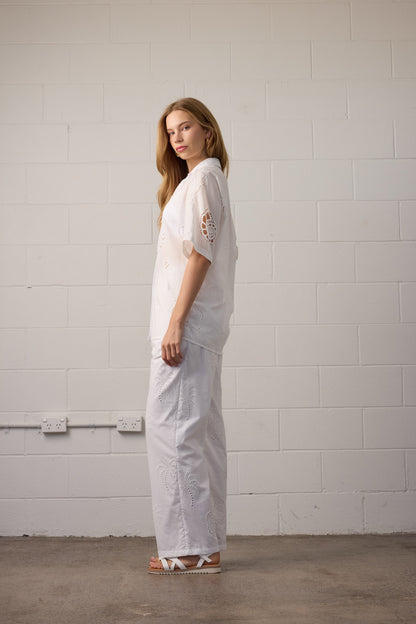 Kaia Broderie Pant