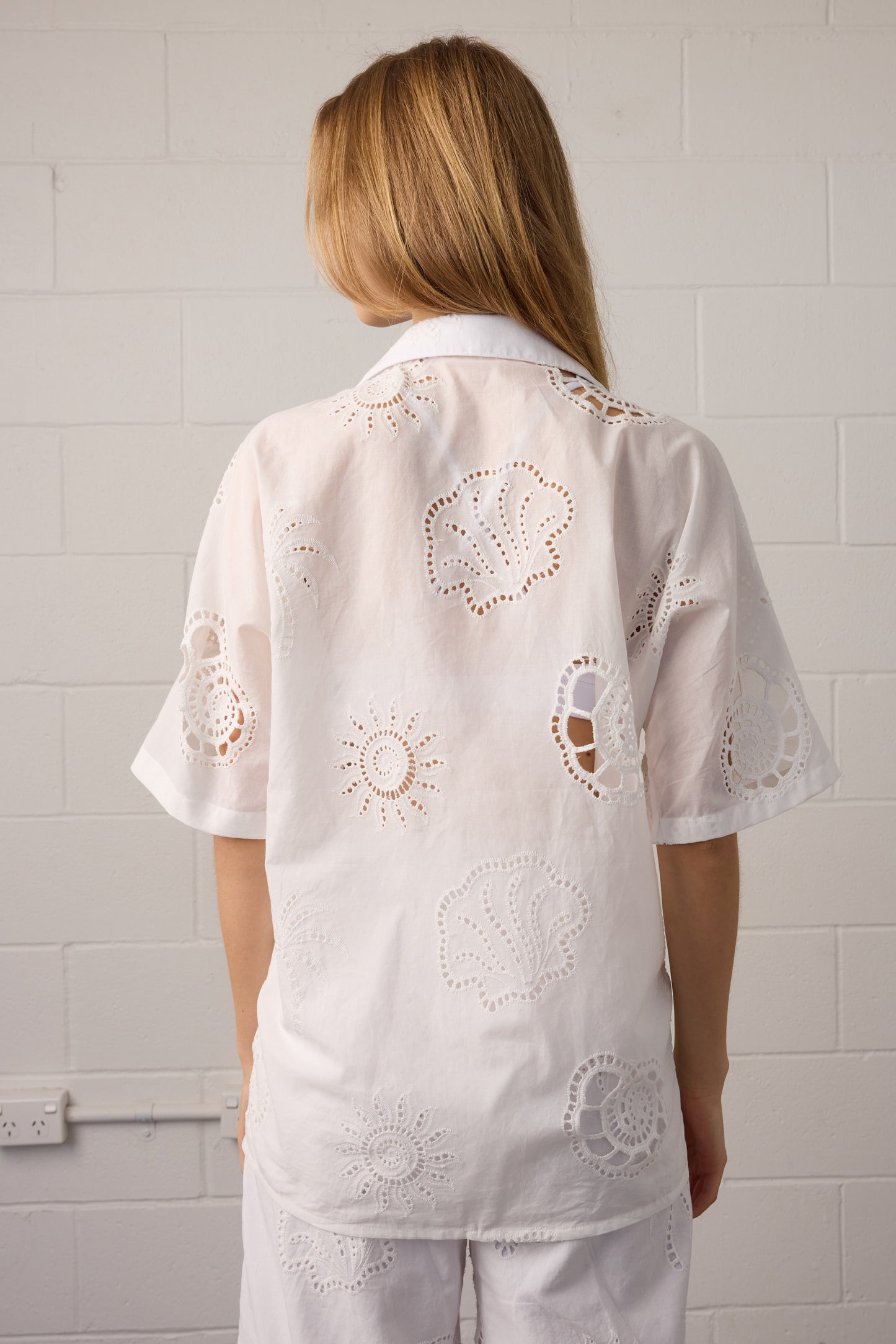 Kaia Broderie Shirt