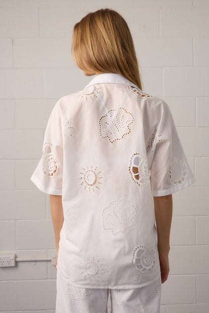 Kaia Broderie Shirt