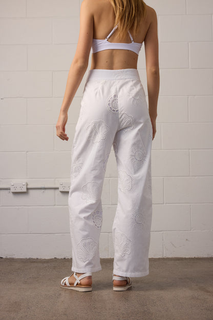 Kaia Broderie Pant