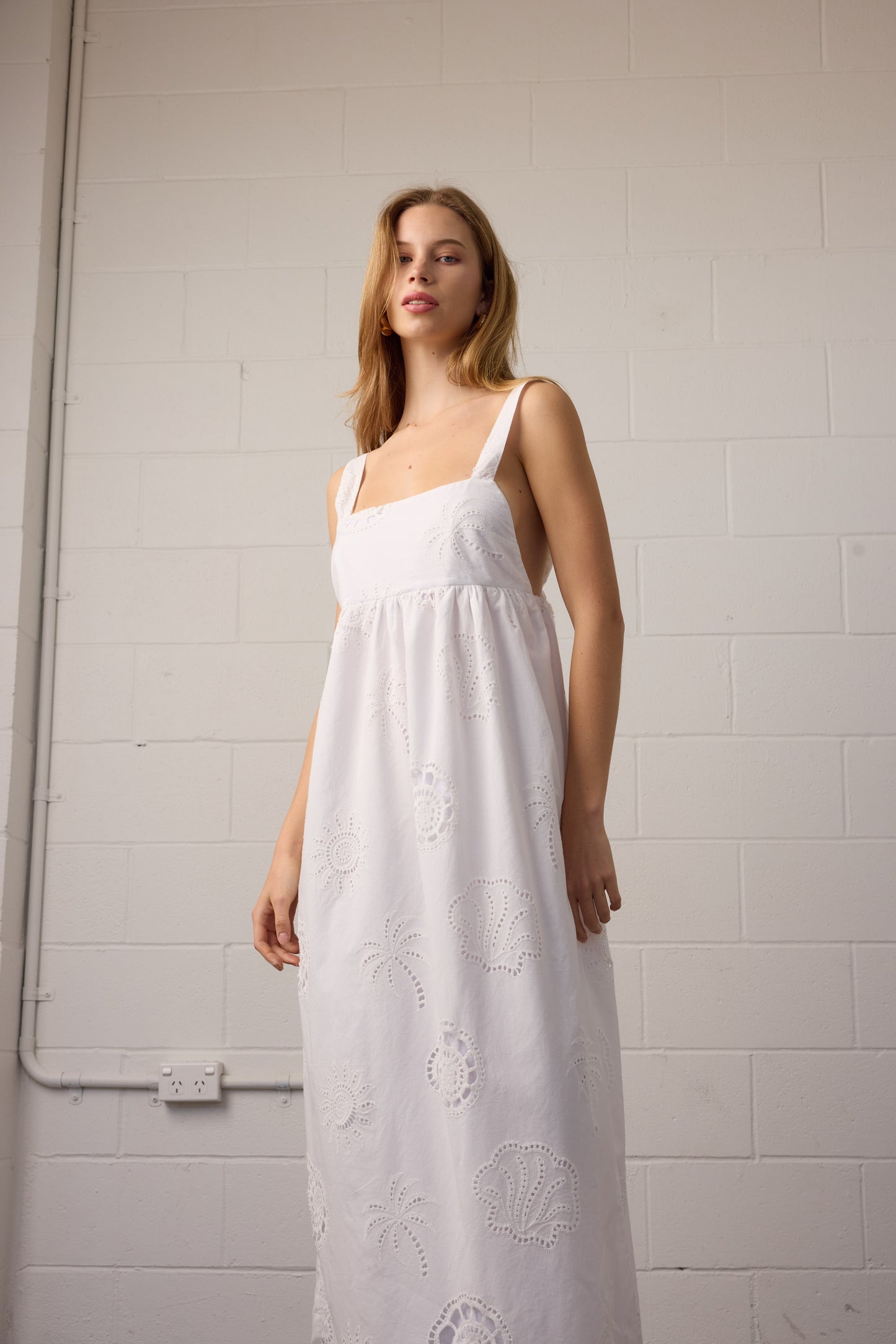 Kaia Broderie Dress