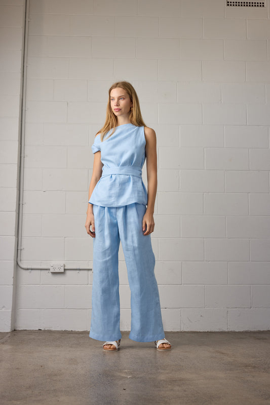 Rhea Pant Sky