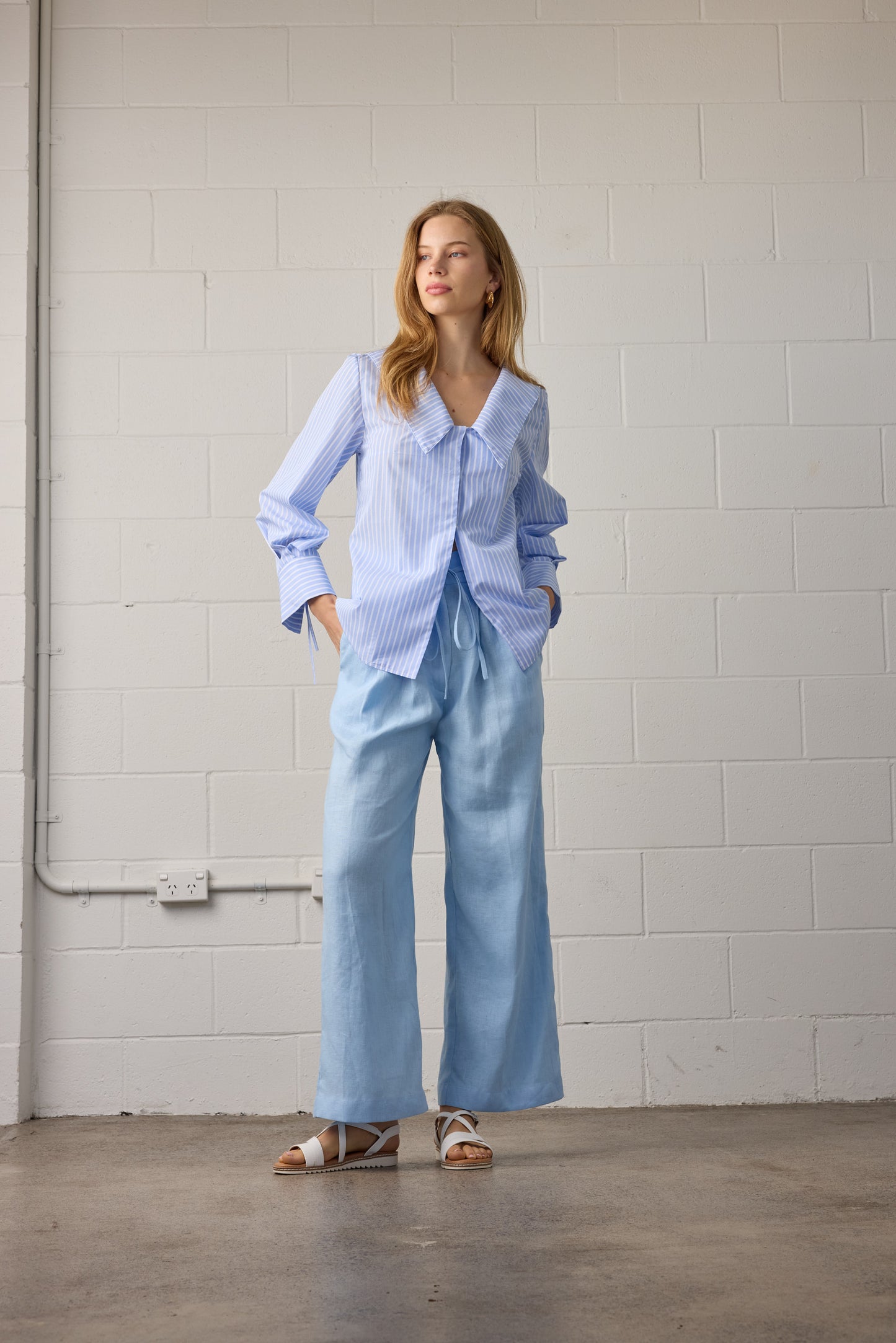 Isla Shirt Blue Stripe