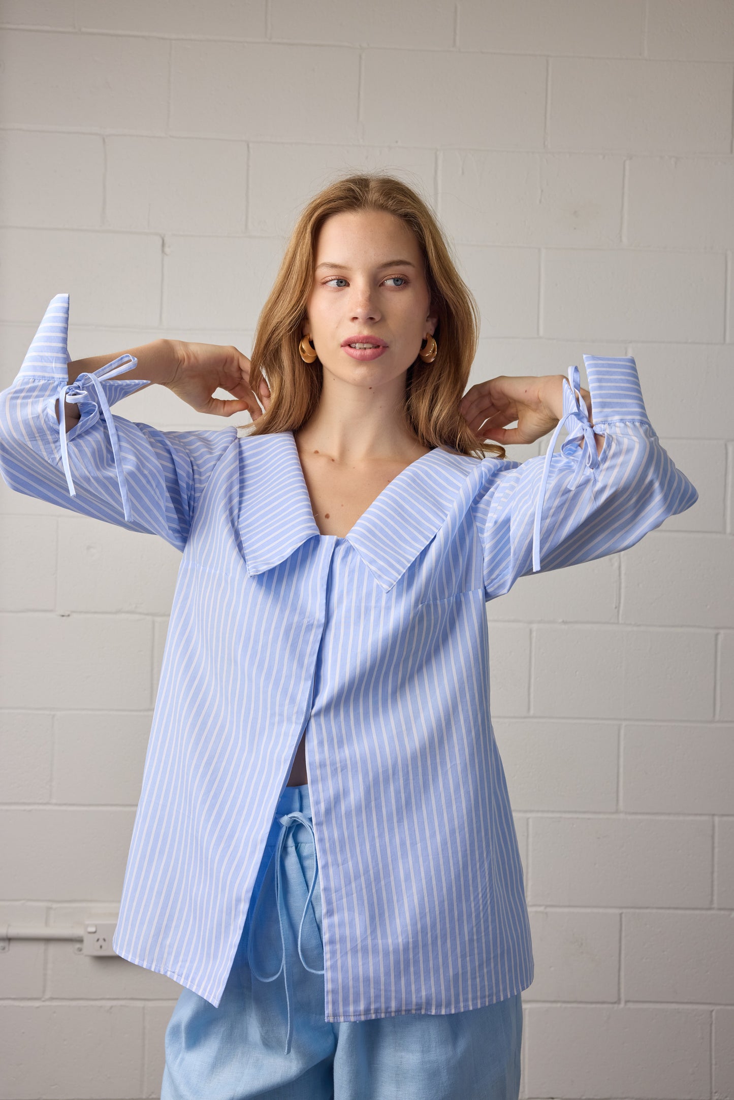 Isla Shirt Blue Stripe