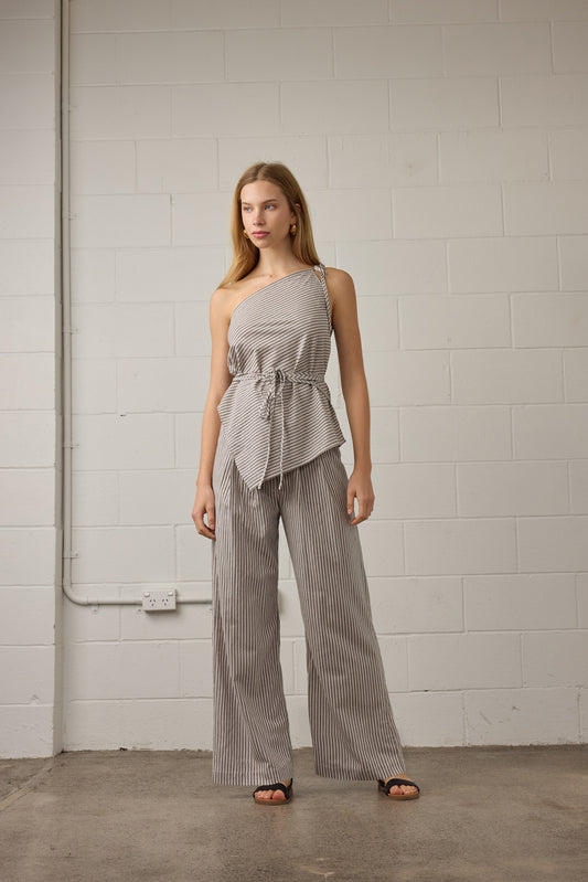 Mason Top Natural Stripe