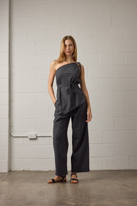 Mason Top Black Stripe