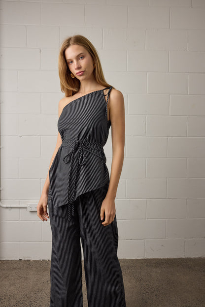 Mason Top Black Stripe