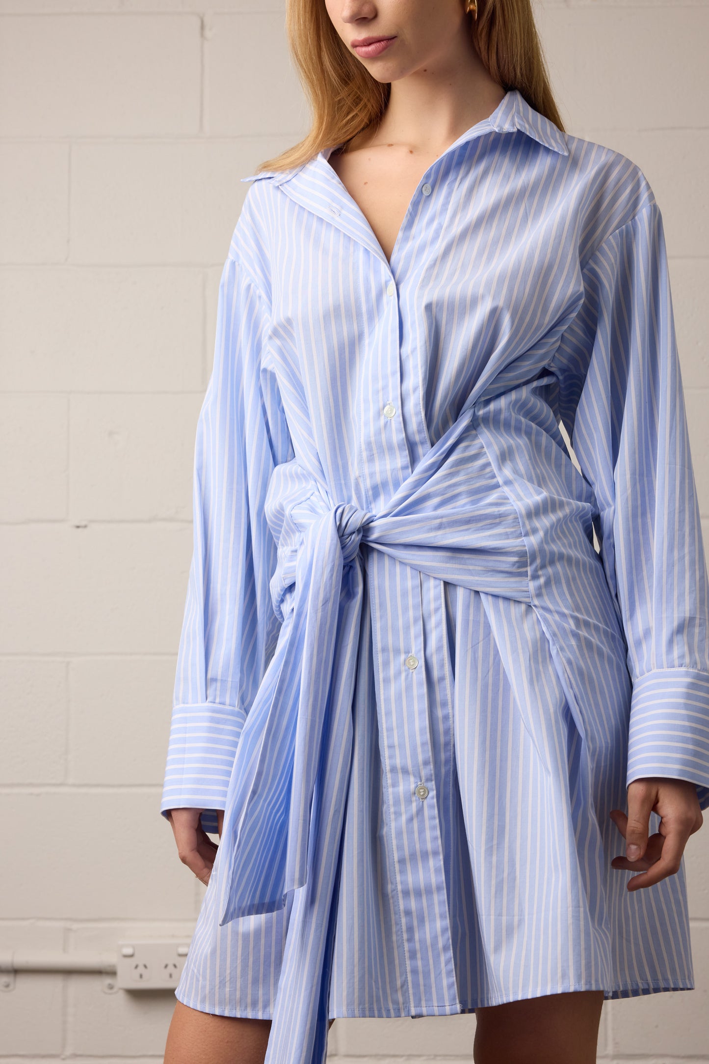 Bleu Dress Stripe