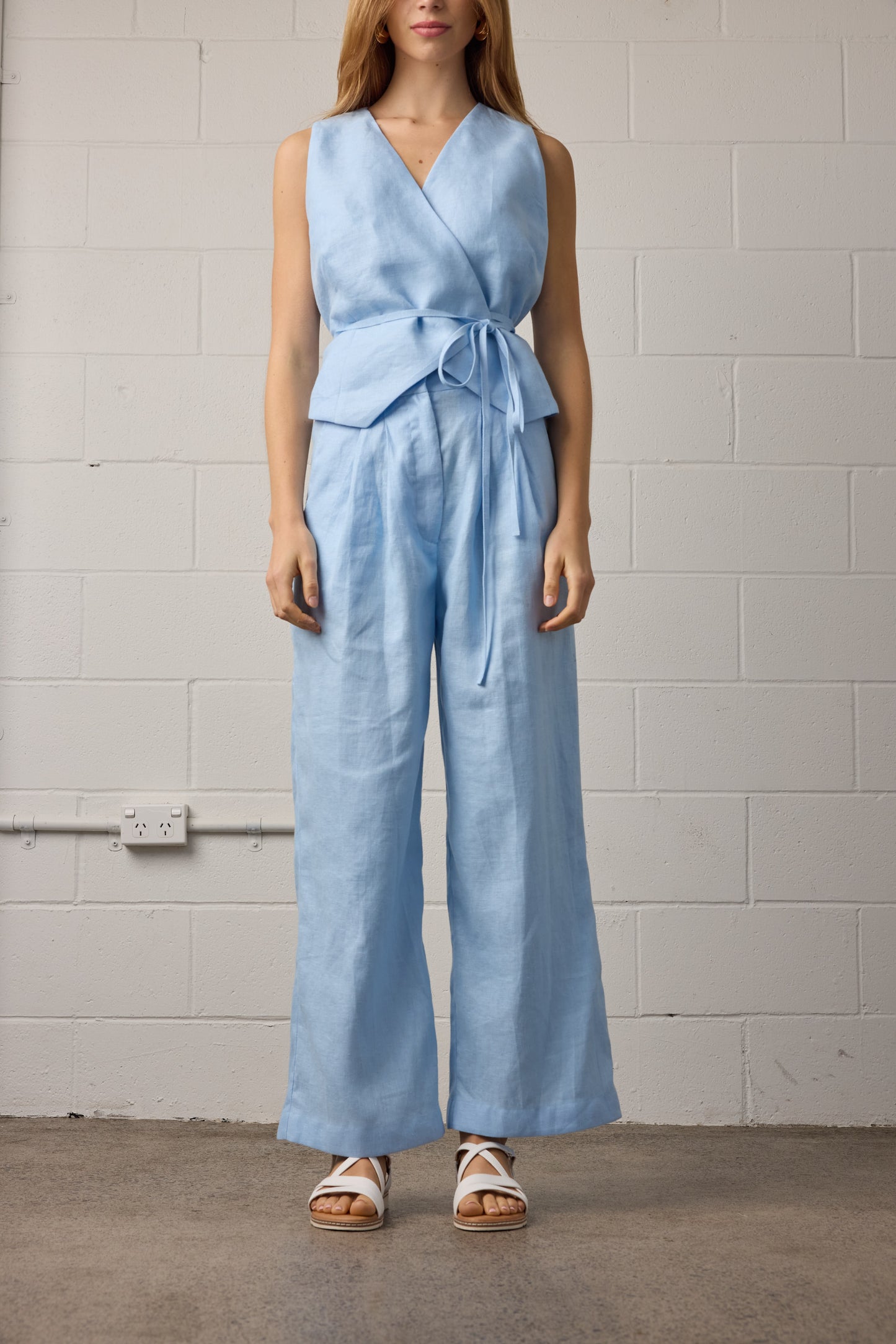 Rhea Pant Sky