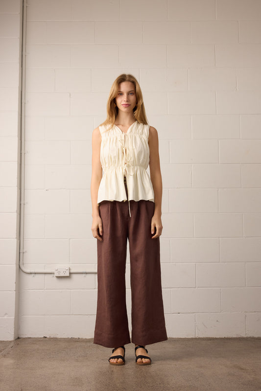 Zaria Top Ivory