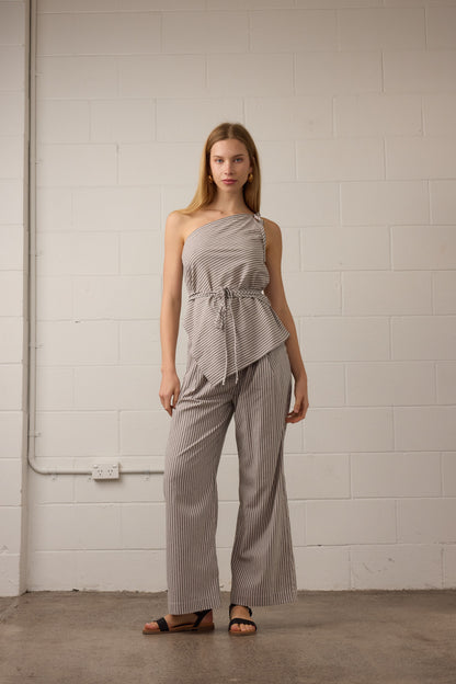 Mason Top Natural Stripe
