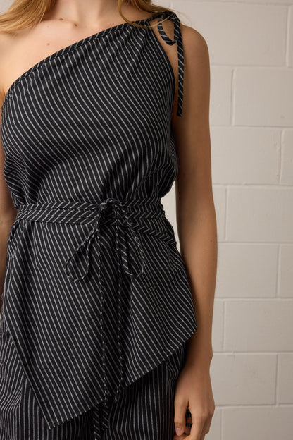 Mason Top Black Stripe