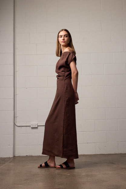 Pre-Order | Nora Dress Mocha