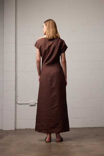 Pre-Order | Nora Dress Mocha