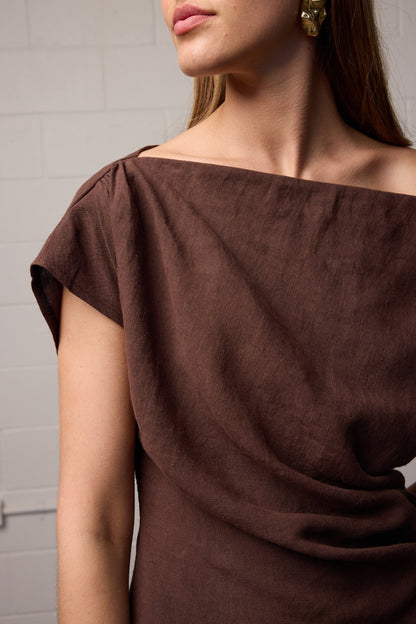 Pre-Order | Nora Dress Mocha