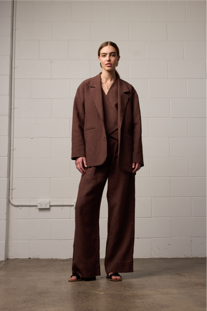 Pre-Order | Theo Pant Mocha