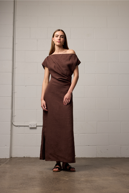 Pre-Order | Nora Dress Mocha